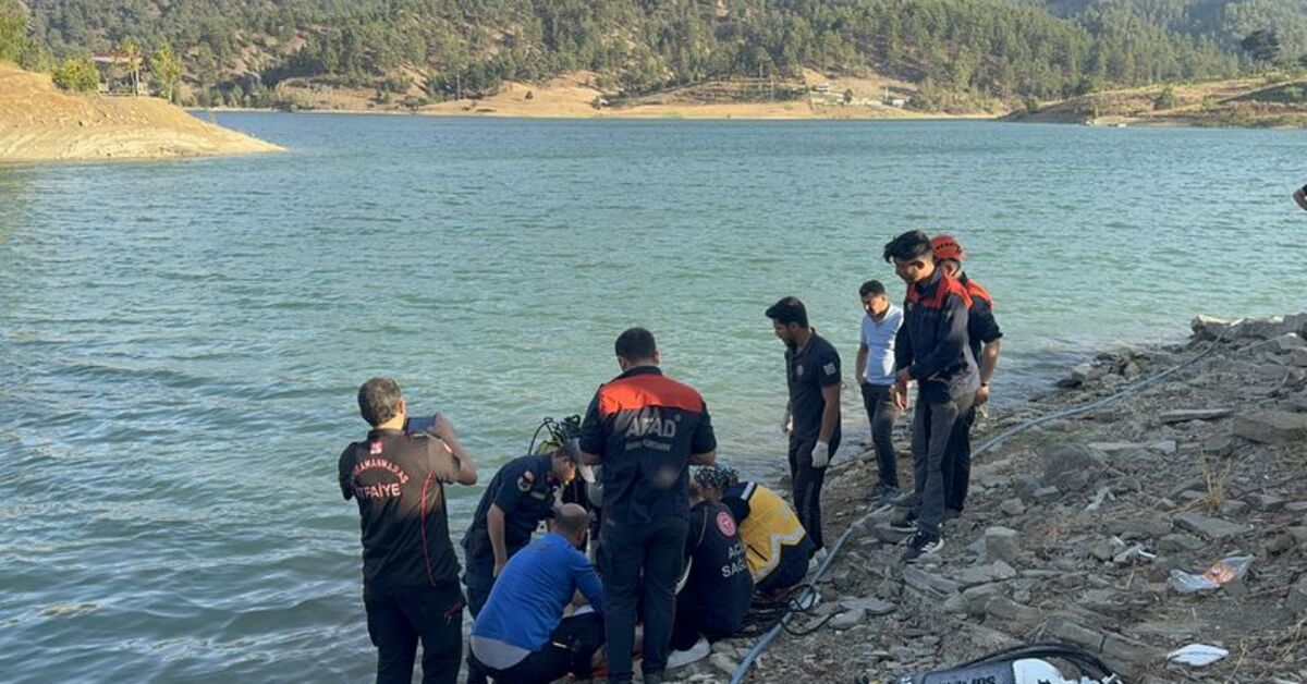 Baraj göletinde ailesinin gözü önünde boğuldu