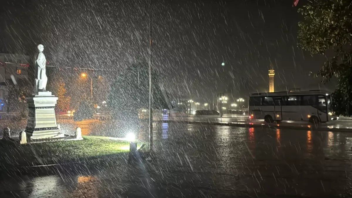 Tekirdağ’da Kuvvetli Sağanak