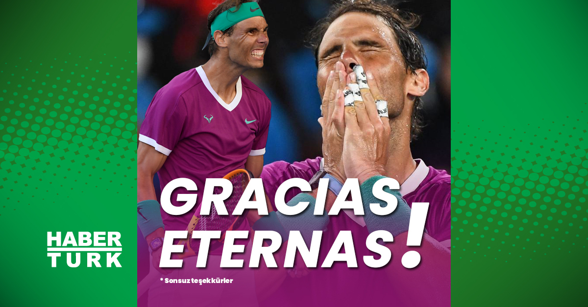 İspanyol tenisçi Rafael Nadal kortlara veda etti!