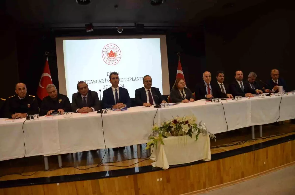 Aydın’da Muhtarlar İstişare Toplantısı Gerçekleştirildi